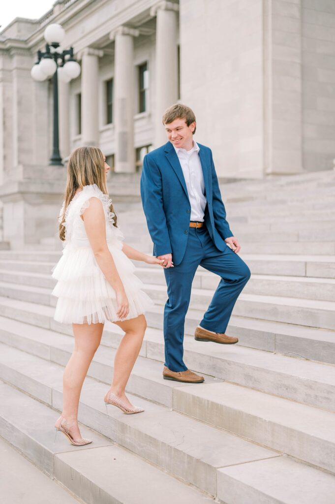 arkansas state capitol engagement session