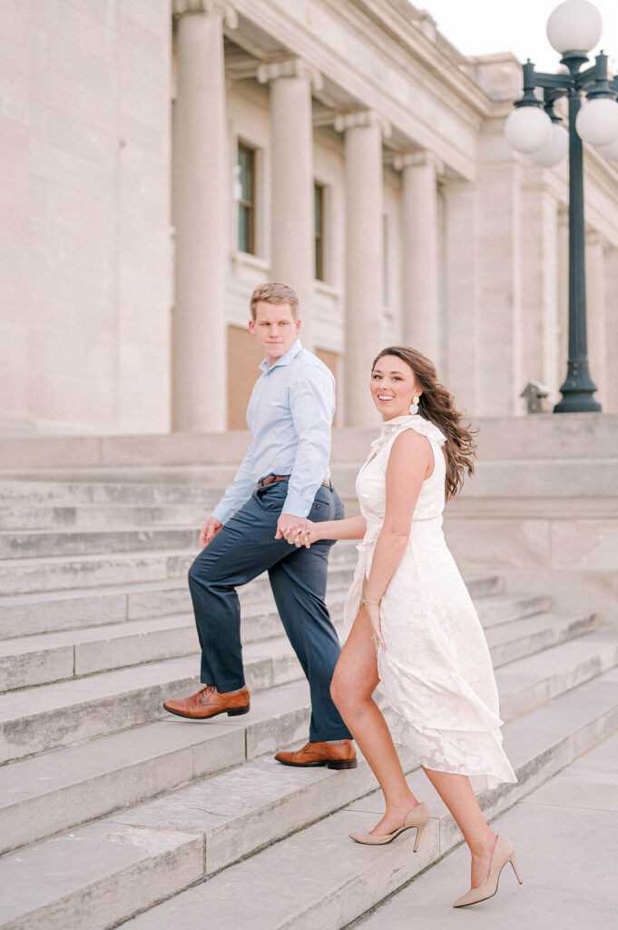 Downtown Little Rock Engagement Photography