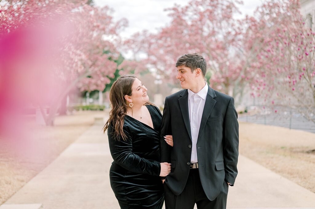Couple at Arkansas State Capitol