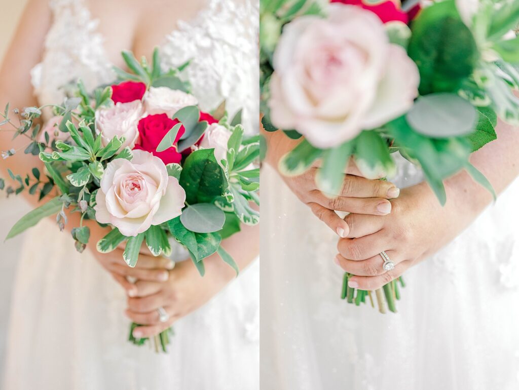 Bridal Bouquet and Engagement Ring