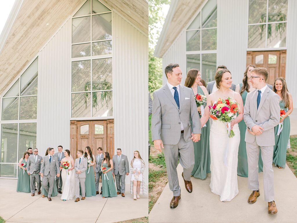 Bridal Party Portraits at Cold Springs