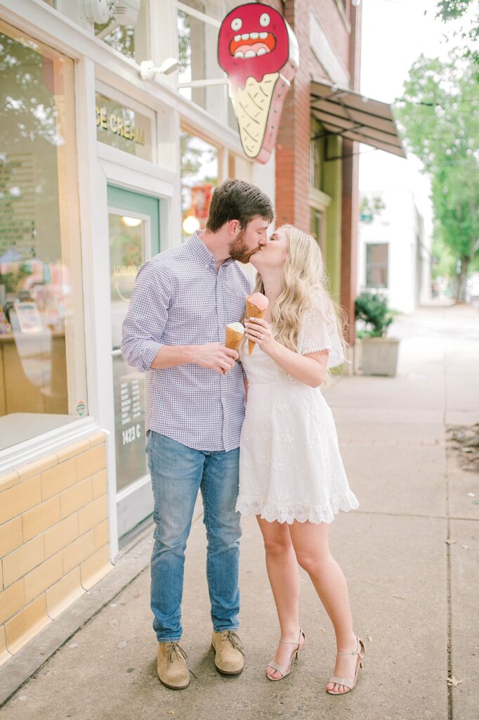 Ice Cream Engagement Session at Loblolly