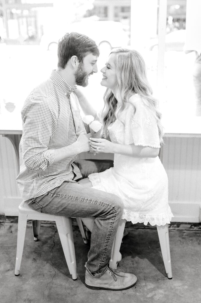 Ice Cream Engagement Session at Loblolly